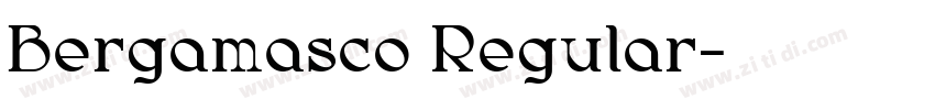 Bergamasco Regular字体转换